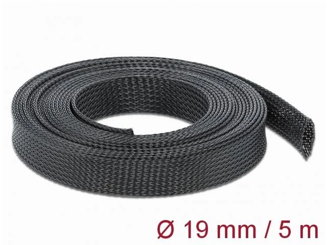 DELOCK kabelio jungtis 5M 19MM prailginamas juodas