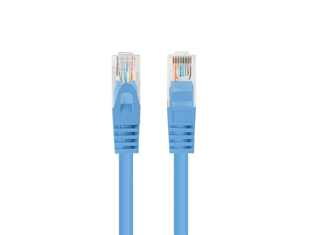 LANBERG PCU5-10CC-0025-B Patchcord RJ45 kat. 5e UTP 0,25m mėlyna