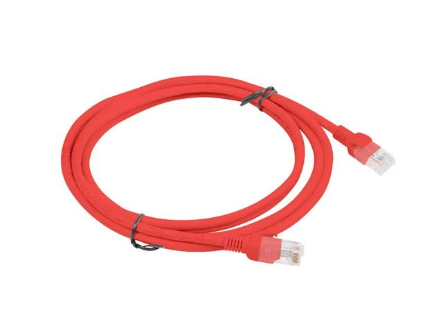 LANBERG PCU5-10CC-0200-R Lanberg Patchcord RJ45 kat. 5e UTP 2m raudona