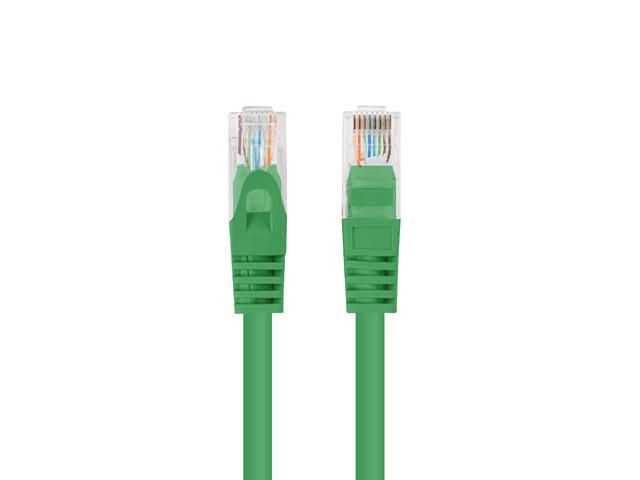 Lanberg 10-Pack Patchcord kat.5e UTP 2m žalia Fluke Passed