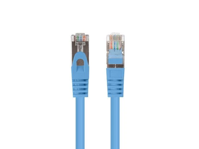 Lanberg 10-Pack Patchcord kat.6 FTP 0.5m mėlyna Fluke Pased