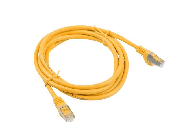 PATCHCORD KAT.6 FTP 1M ORANŽINĖ FLUKE PASSED LANBERG