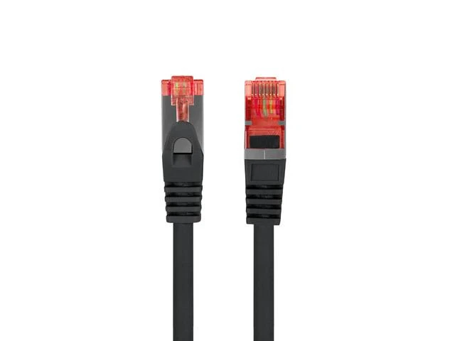 LANBERG Patchcord cat.6 FTP LSZH CU 0.25m juodas Fluke praėjo