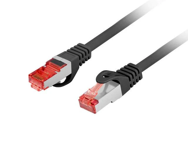 LANBERG Patchcord cat.6 FTP LSZH CU 1.5m juodas Fluke passed