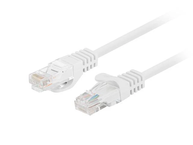 Lanberg 10-Pack Patchcord kat.6 UTP 0,25m balta Fluke patvirtintas