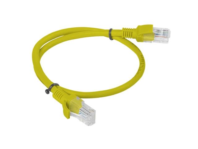 LANBERG PCU6-10CC-0050-Y Patchcord RJ45 kat. 6 UTP 0,5m geltona