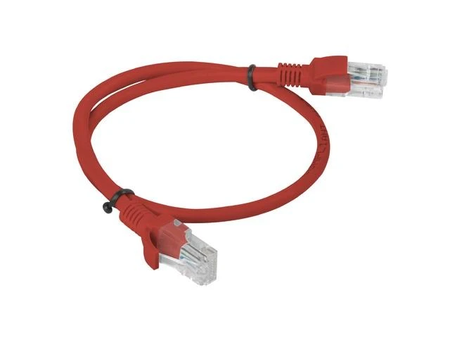 LANBERG PCU6-10CC-0050-R Patchcord RJ45 kat. 6 UTP 0,5m raudona