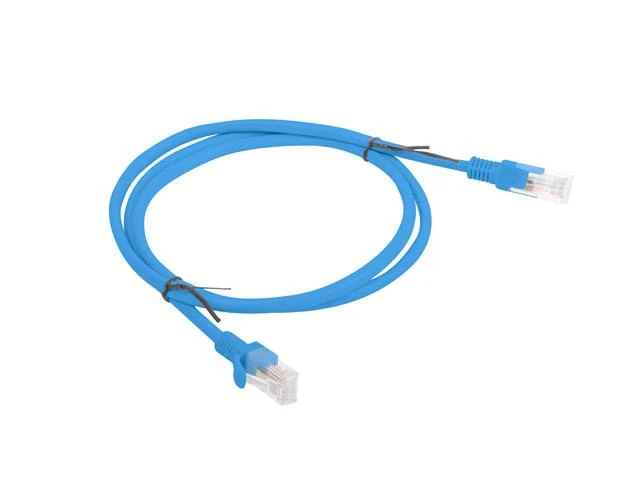 LANBERG PCU6-10CC-0100-B Patchcord RJ45 cat. 6 UTP 1 m mėlynas