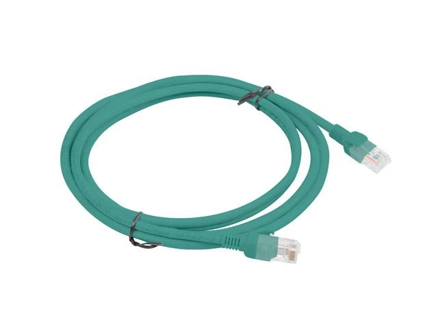 LANBERG PCU6-10CC-0200-G Patchcord RJ45 kat. 6 UTP 2m žalias