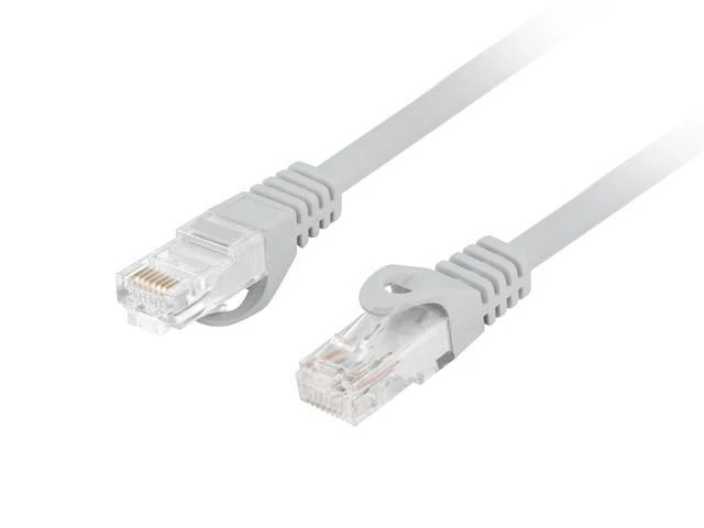 LANBERG Patchcord kat.6 UTP LSZH CU 2m pilkas Fluke pravaziavo