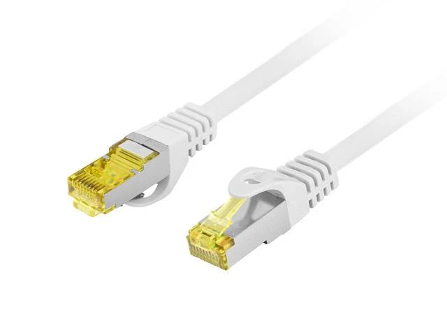 LANBERG patchcord cat.6A S/FTP LSZH CU 5m pilkas