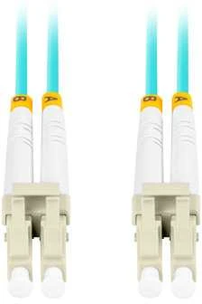 FIBER OPTIC PATCHCORD MM LC/UPC-LC/UPC DUPLEX 3.0MM OM3 50/125 LSZH 0.5M AQUA LANBERG