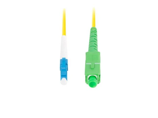 LANBERG šviesolaidinis patchcord SM LC/UPC-SC/APC simplex 2m LSZH g657a1 3.0mm geltonas