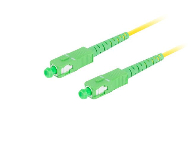 LANBERG Fiber optic patchcord SM SC/APC-SC/APC SX A1 1m