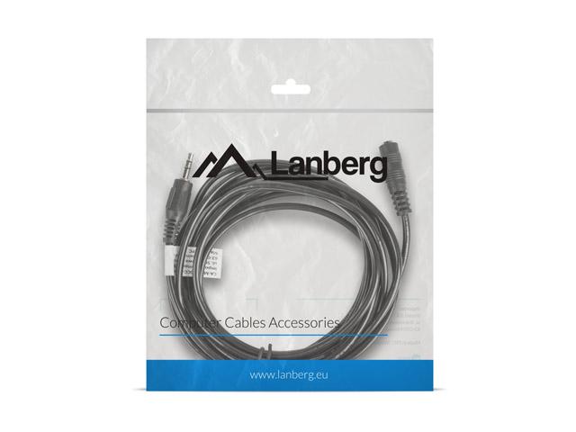 LANBERG CA-MJFJ-10CC-0030-BK stereo laidas Mini Jack M ->Mini Jack F 3m