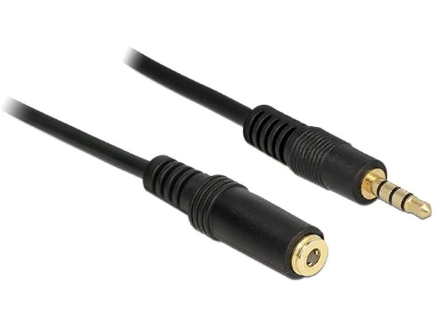 Delock ilgintuvo garso lizdas 3,5 mm kištukas / lizdas / kaištis 1 m