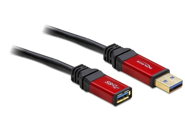 LogiLink „Delock“ ilgintuvas USB 3.0 tipo A kištukas > USB 3.0 A tipo lizdas 1 m