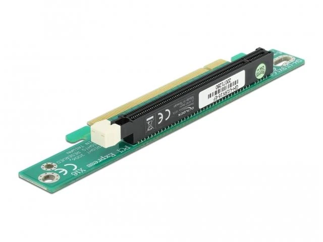 Delock stovo kortelė PCI Express x16, pasukta 90° į kairę