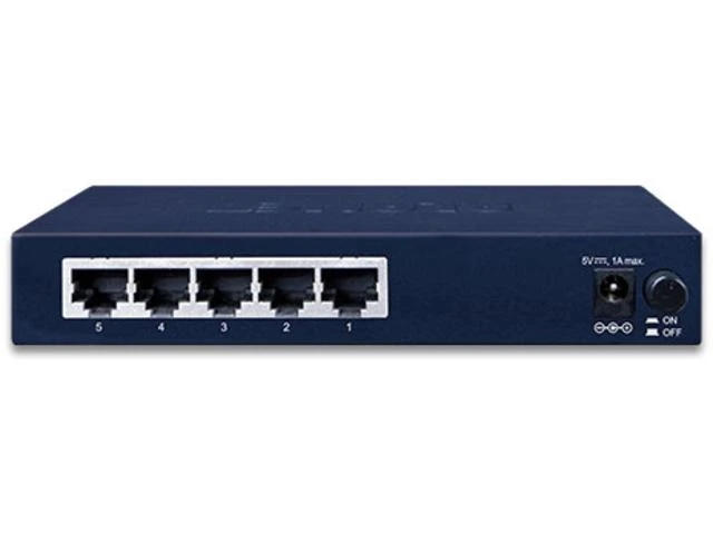5-prievadų Gigabitinis interneto tinklo šakotuvas Planet GSD-503-EU