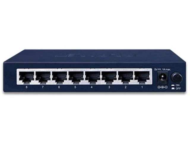 Šakotuvas Planet 8-Port 10/100/1000Mbps Gigabit Ethernet jungiklis