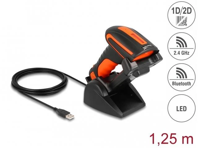 Delock skaitytuvas su stotele ir USB laidu