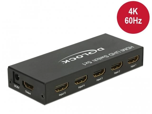 SPLITTER VIDEO DELOCK 5X HDMI -> HDMI ULTRA HD 4K