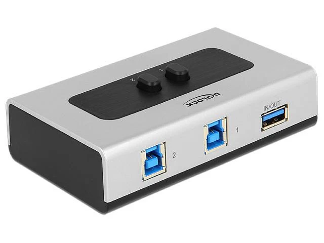 Delock USB 3.0 persijungimo įrenginys su dviem mygtukais