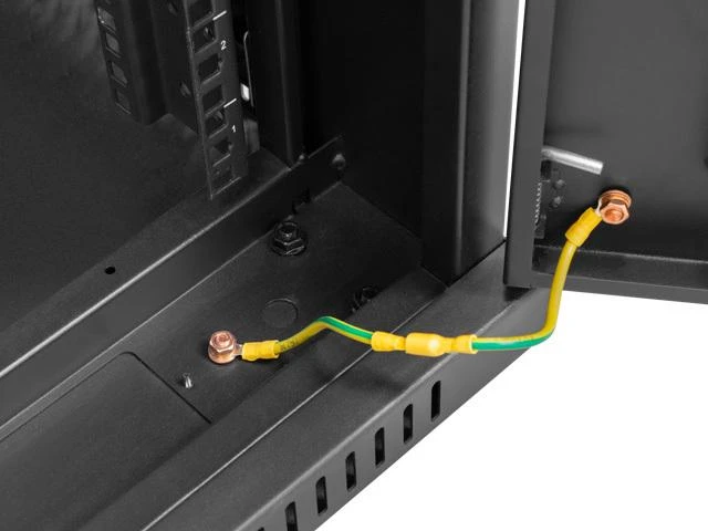 LANBERG laisvai pastatomas stelažas 19 colių spintelė 27U 600x800 stiklinių durų LCD butas juodas