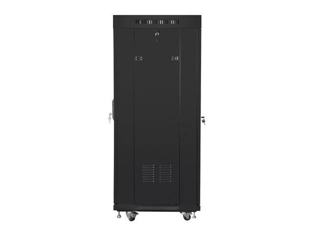 LANBERG laisvai pastatomas stelažas 19 colių spintelė 27U 600x600 tinklelio durys LCD plokščias paketas juodas