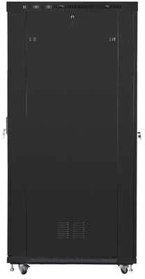 Lanberg grindų statoma rack spintelė 19" 42U 600x1200 juoda stiklinių durų LCD
