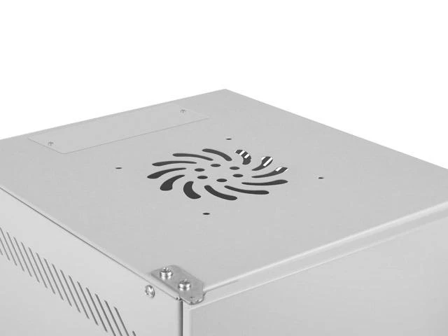 LANBERG Rack spintelė 10 colių sieninis laikiklis 9U 280x310 pilkas su metalinėmis durelėmis buto paketas