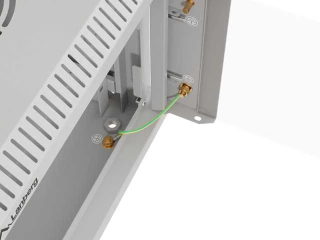 Lanberg 10 colių 9U 300x300 rutulinės pakabinamos spintelės stiklinės durys (plokščia pakuotė)