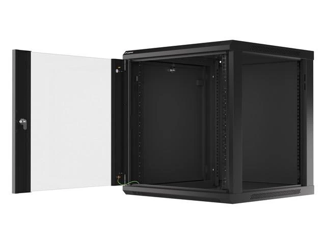 LANBERG WF01-6612-10B sieninis stovas 19 colių išmontuojamas plokščias paketas 12U/600x600mm juodas