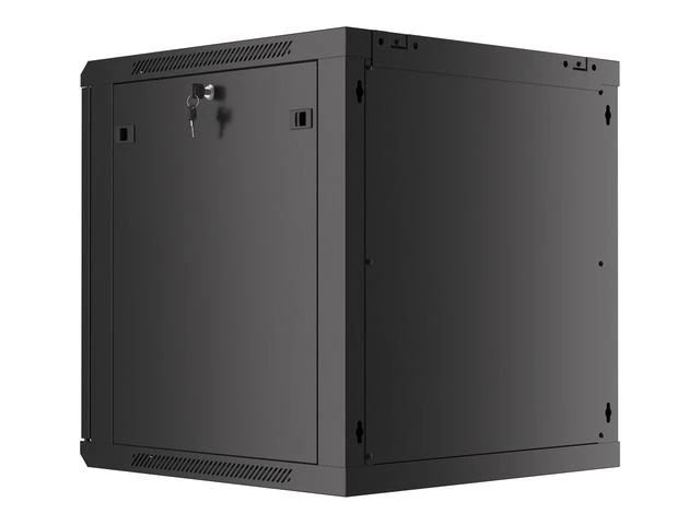 LANBERG WF01-6612-10B sieninis stovas 19 colių išmontuojamas plokščias paketas 12U/600x600mm juodas