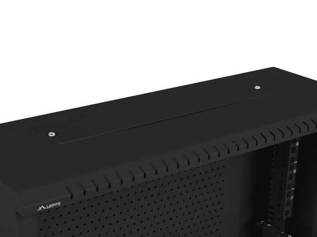 Lanberg | Rack spintelė 19" prie sienos montuojama 4U+3U/540x200 žemo profilio | WAF1-5203-04-00B | Juodas