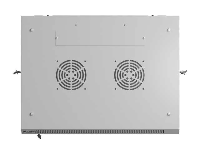 Lanberg pakabinama spintelė 19" 9U 600X450 rutulinės perforuotos durys