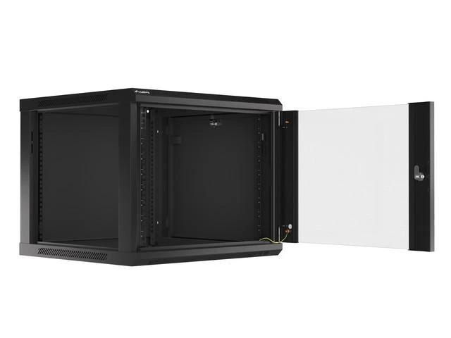 LANBERG WF01-6609-10B sieninis stovas 19 colių išmontuojamas plokščias paketas 9U/600x600mm juodas
