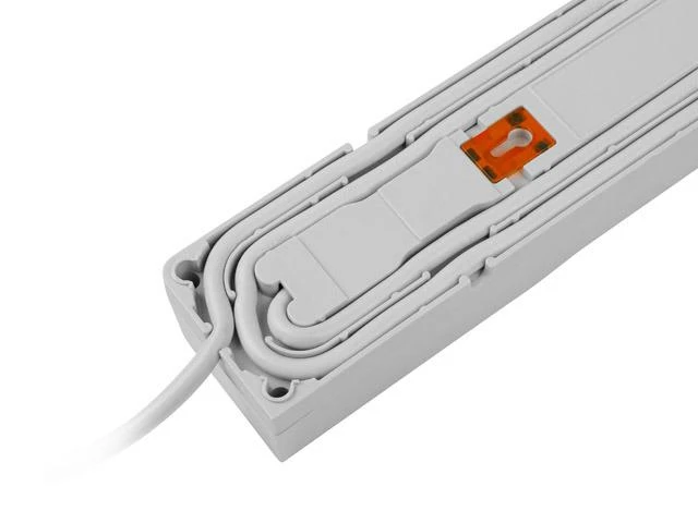 ARMAC Surge Protector Z5 5m 5x prancūziški lizdai 10A kabelių tvarkyklė pilka