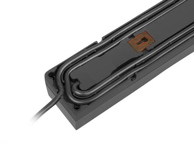 ARMAC Surge Protector Z5 5m 5x prancūziški lizdai 10A kabelių laikiklis juodas