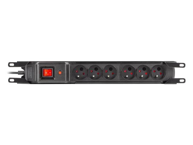 ARMAC Multi M6 Apsaugos nuo viršįtampių stovas 19 colių 6x IEC 3m juodas