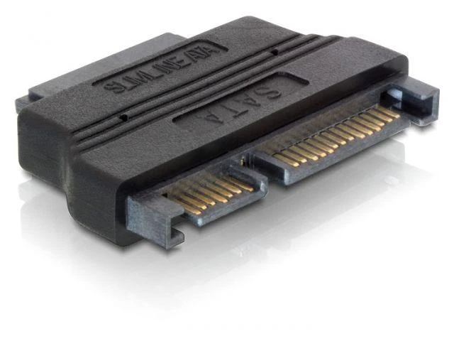 DELOCK Adapteris SATA 22pin vyriškas > Plonas SATA moteriškas 13pin