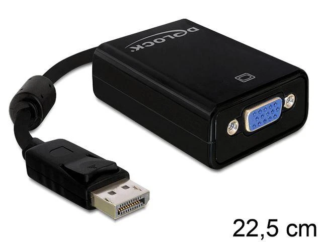 Delock DisplayPort į VGA keitiklis su laidu