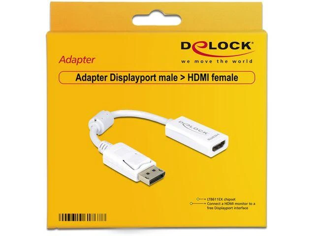 DELOCK Adapteris Displayport male> HDMI moteriška