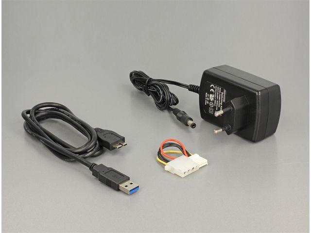 DLC DELOCK konverteris iš USB 3.0 į SATA 6 Gb/s / IDE 40 kontaktas / IDE 44 kontaktas su atsargine funkcija