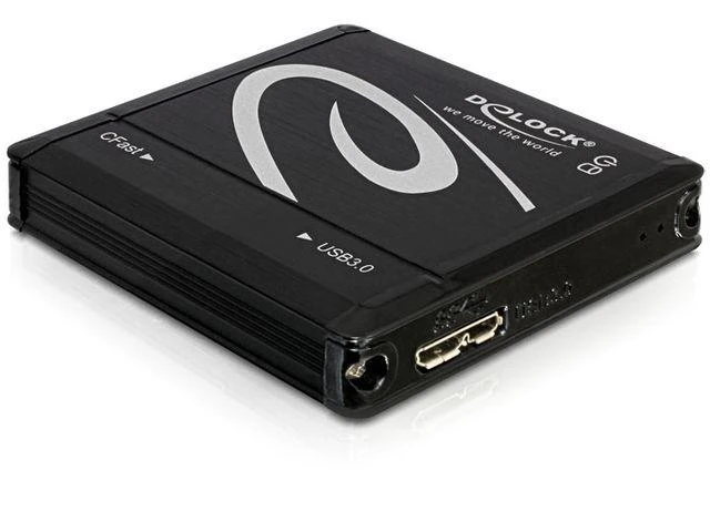 DELOCK kortelių skaitytuvas-USB3.0 CFAST