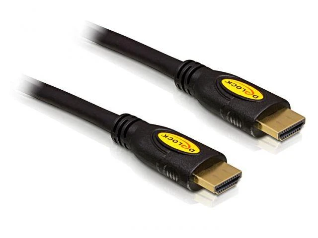 Delock HDMI kabelis su auksinėmis jungtimis