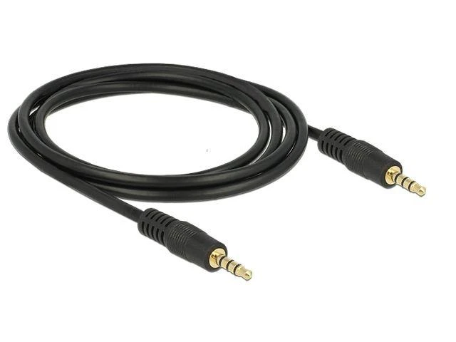 DELOCK Cable Stereo Jack 3,5 mm 4 kontaktų 2m