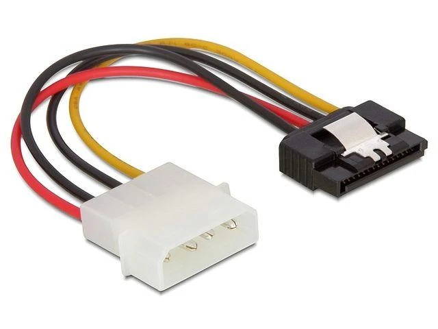 DELOCK Cable Power SATA HDD > 4 kontaktų vyriškas su metaliniu segtuku - tiesus