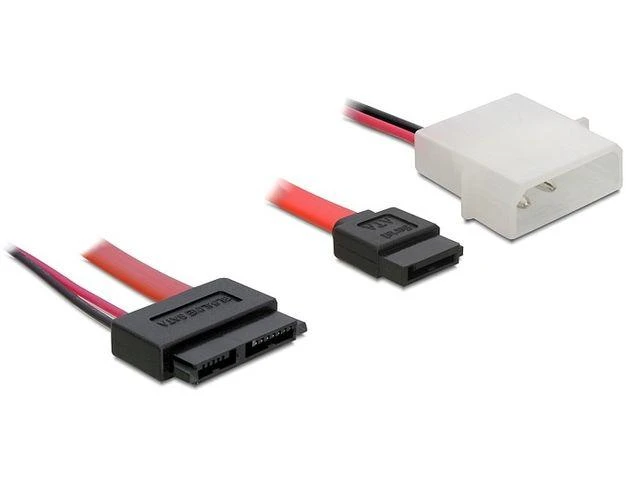 DELOCK kabelis SATA Sliml.All-in-One7+6pin 5V Bu