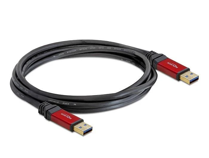 Delock Cable USB 3.0 A tipo kištukas > USB 3.0 A tipo kištukas 2 m Premium
